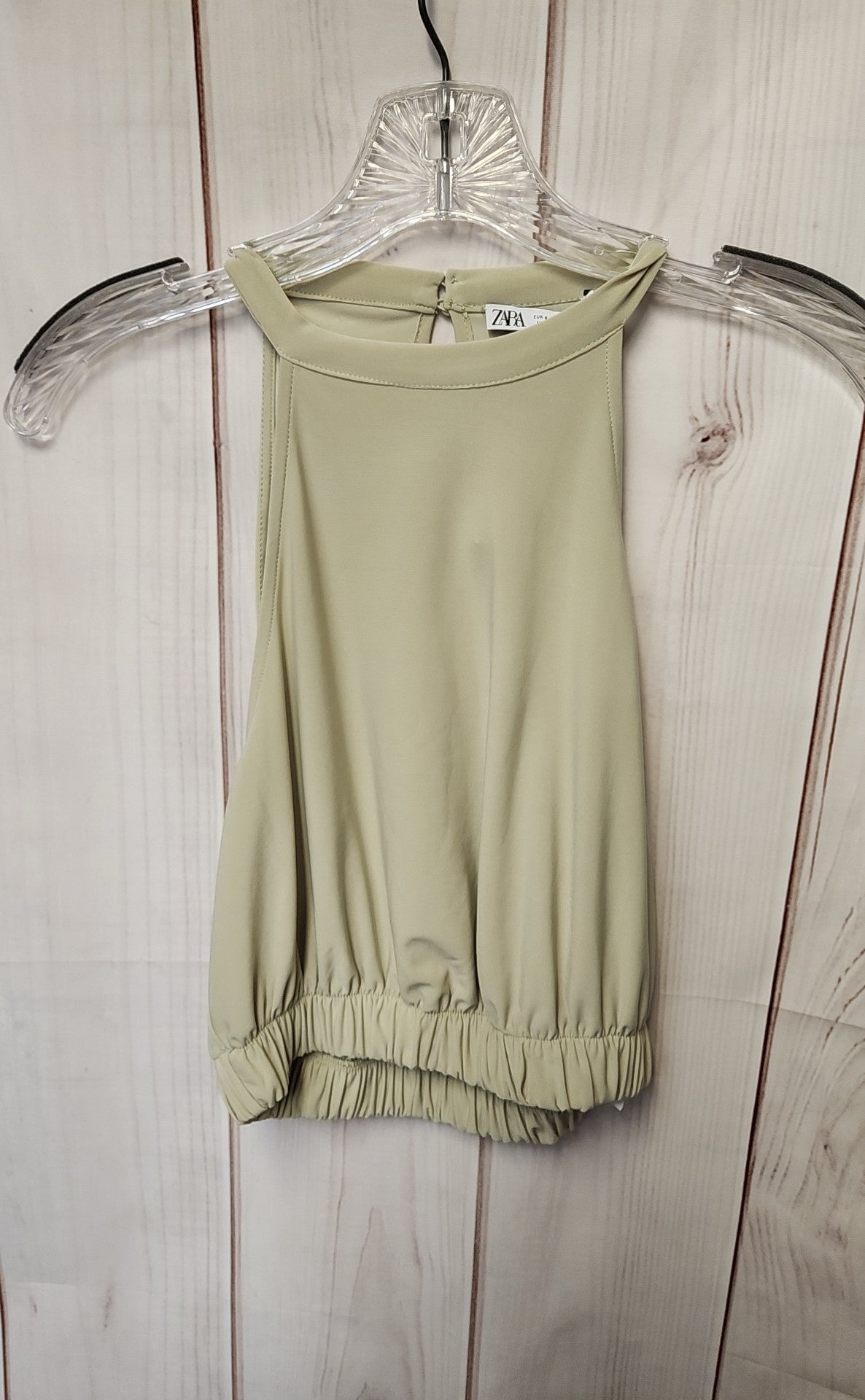 Zara Women's Size S Green Sleeveless Top