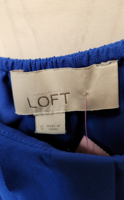 Loft Women's Size S Blue Sleeveless Top