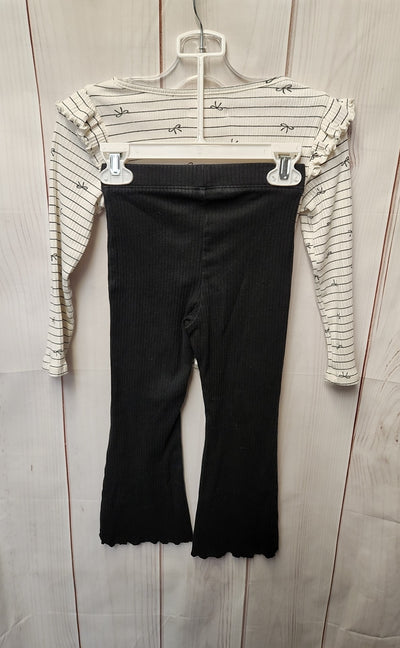 Jumping Beans Girl's Size 5 White & Black Outfit