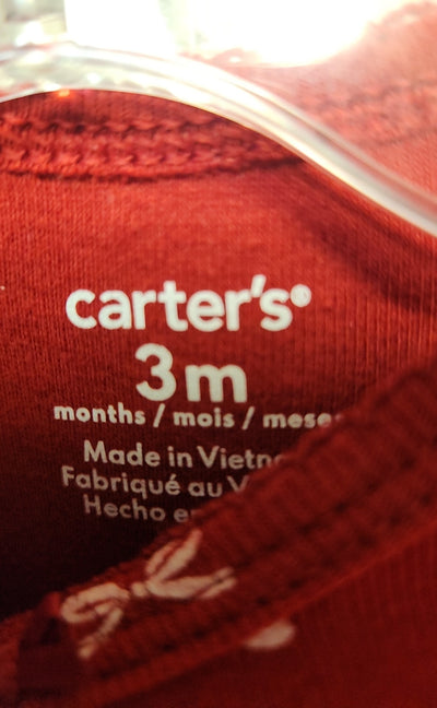 NWT Carters Girl's Size 3 Months Multi 4 Pcs Bodysuit
