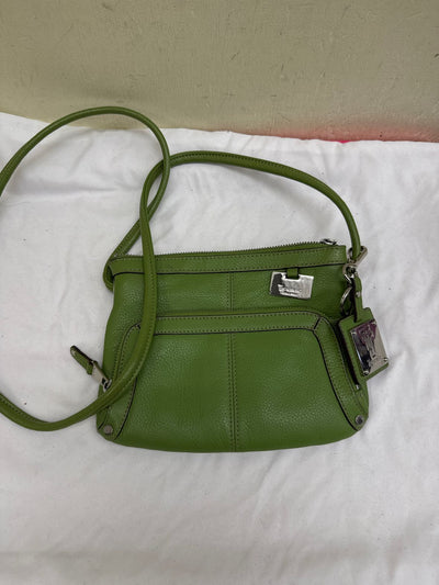 Tignanello Green Leather Purse Bag