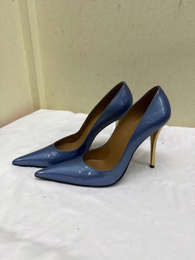 Stuart Weitzman Women's Size 9-1/2 Blue Pumps Shoes