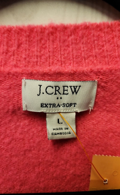 J Crew Women's Size L Pink Sweater