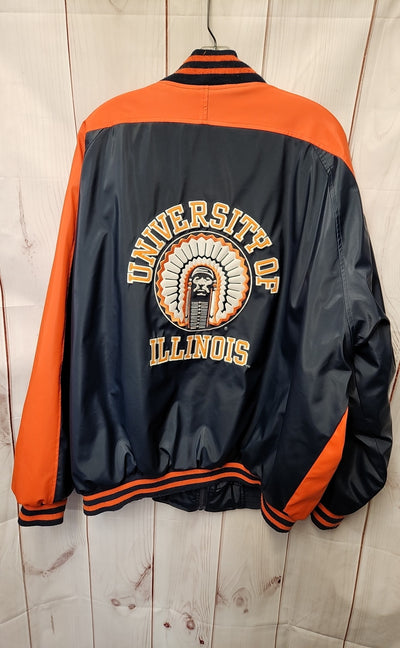 Steve & Barry's Men's Size XXL Navy & Orange University of Illinois Jacket Cheif