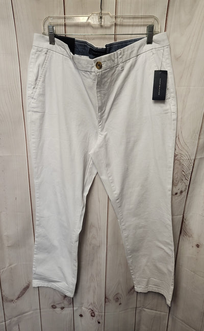 NWT Tommy Hilfiger Women's Size 14 White Pants