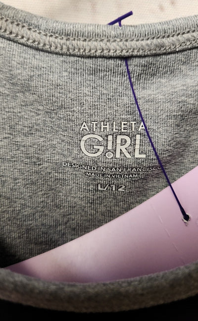 Athleta Girl's Size 12 Black Shirt