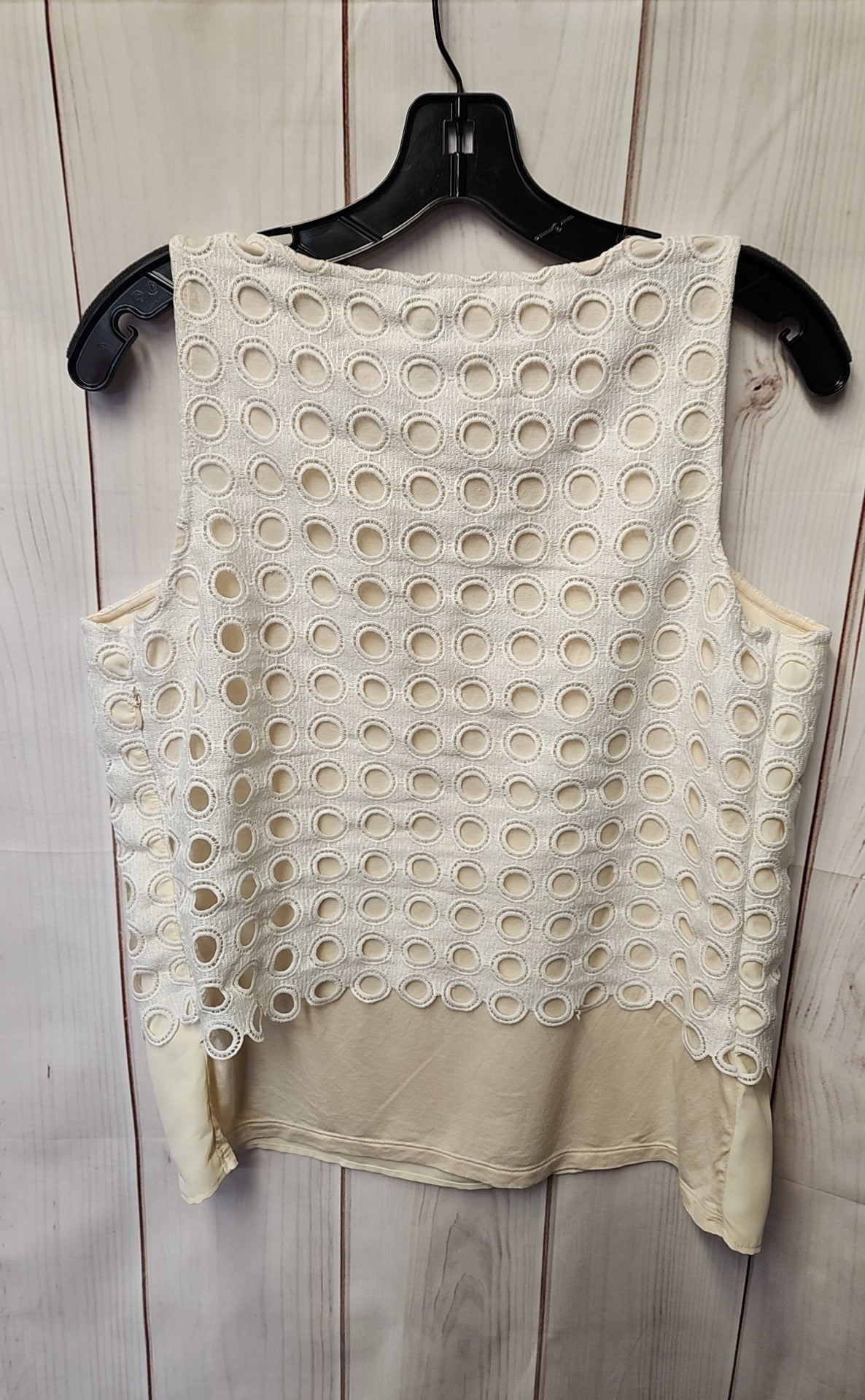 Ann Taylor Women's Size M Petite White Sleeveless Top