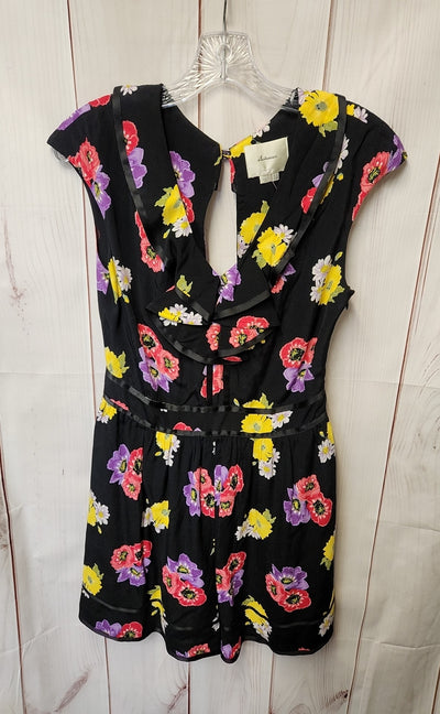 Elevenses Women's Size 6 Black Floral Romper