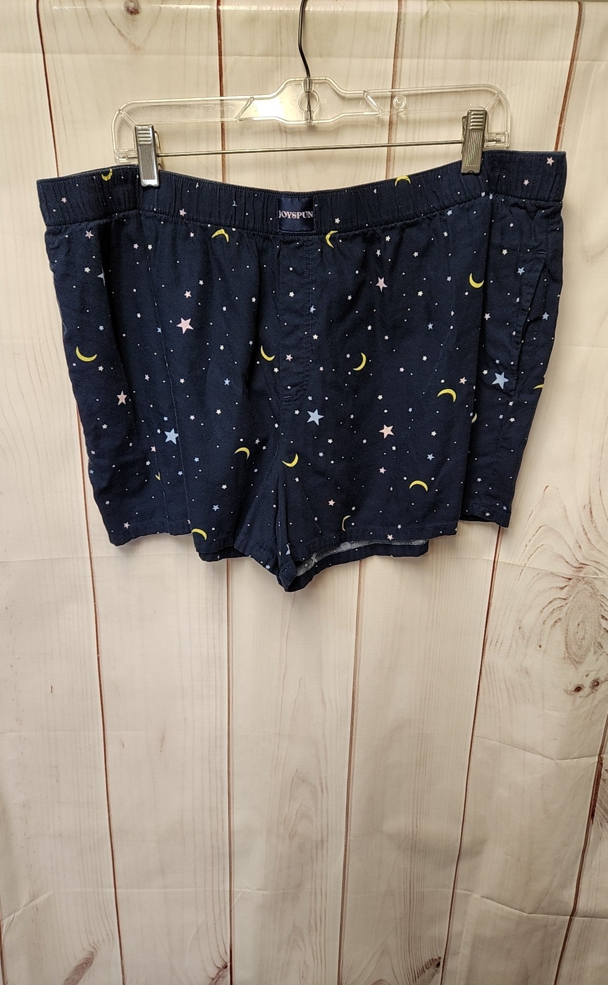 Joyspun Women's Size 2X Navy PJ Bottoms