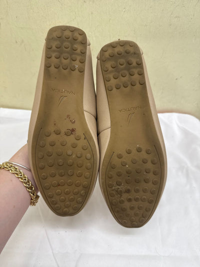 Nautica Women's Size 9-1/2 Tan Flats Shoes
