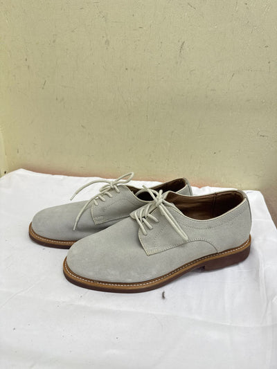 Lands End Men's Size 9 Taupe Suede Shoes