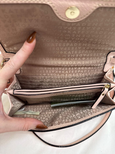 Kate Spade Pink Leather Crossbody Purse Bag
