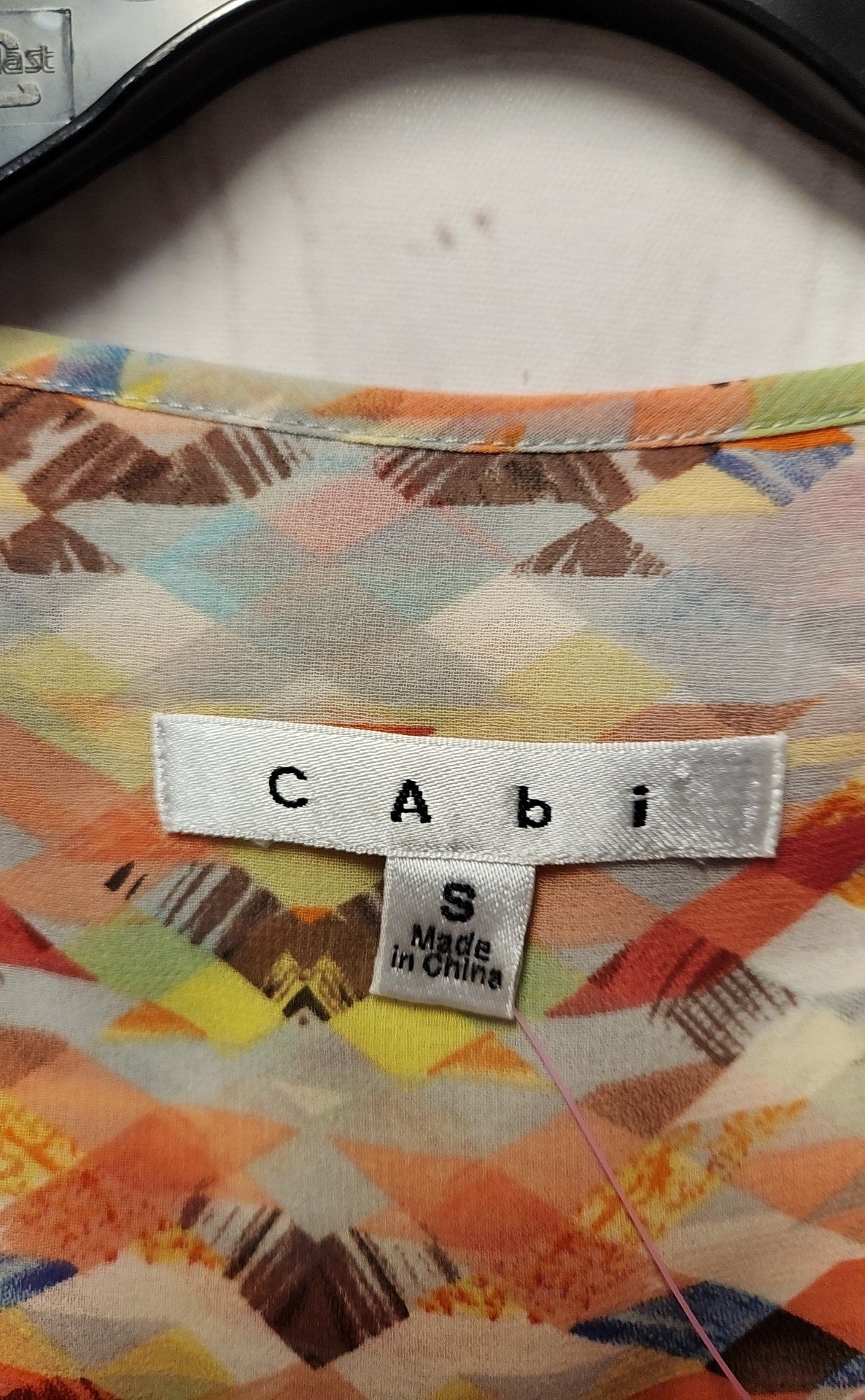 Cabi Women's Size S Pink Sleeveless Top
