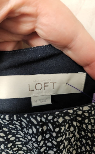 Loft Women's Size M Black Dress