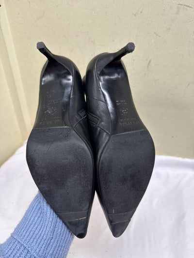 Via Spiga Women's Size 10 Black Leather Boots Shoes