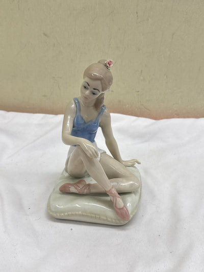 Casada Porcelain Seated Ballerina Figurine
