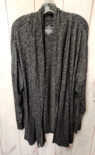 Cuddl Duds Women's Size 1X/2X Gray Cardigan