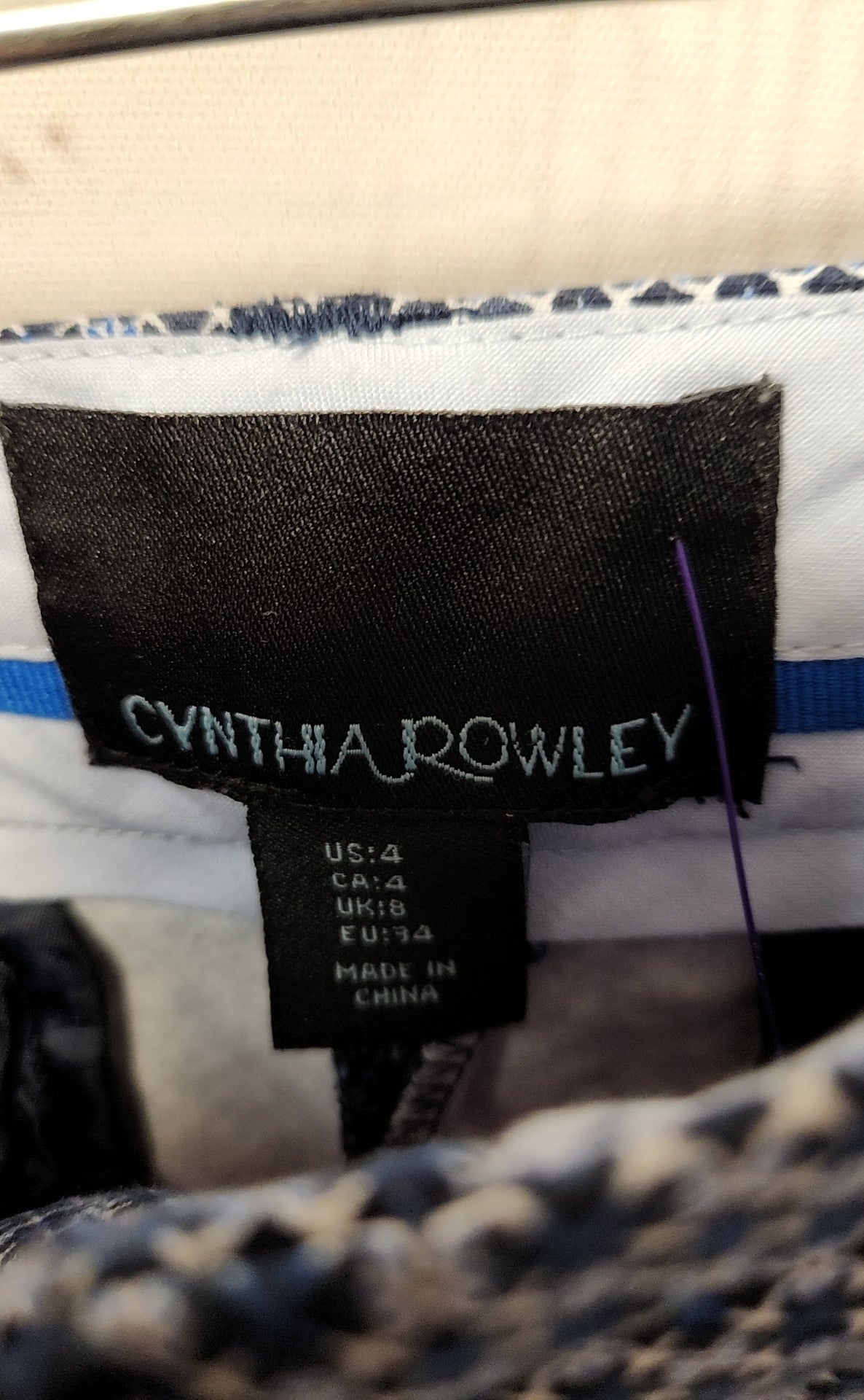 Cynthia Rowley Women's Size 4 Blue Shorts