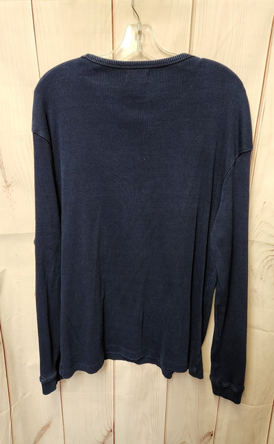 Zara Men's Size L Navy Shirt