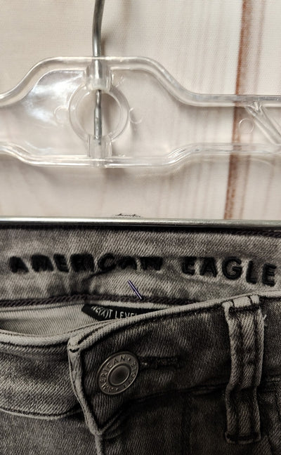 American Eagle Women's Size 28 (5-6) Gray Jeans Super High Rise Jegging