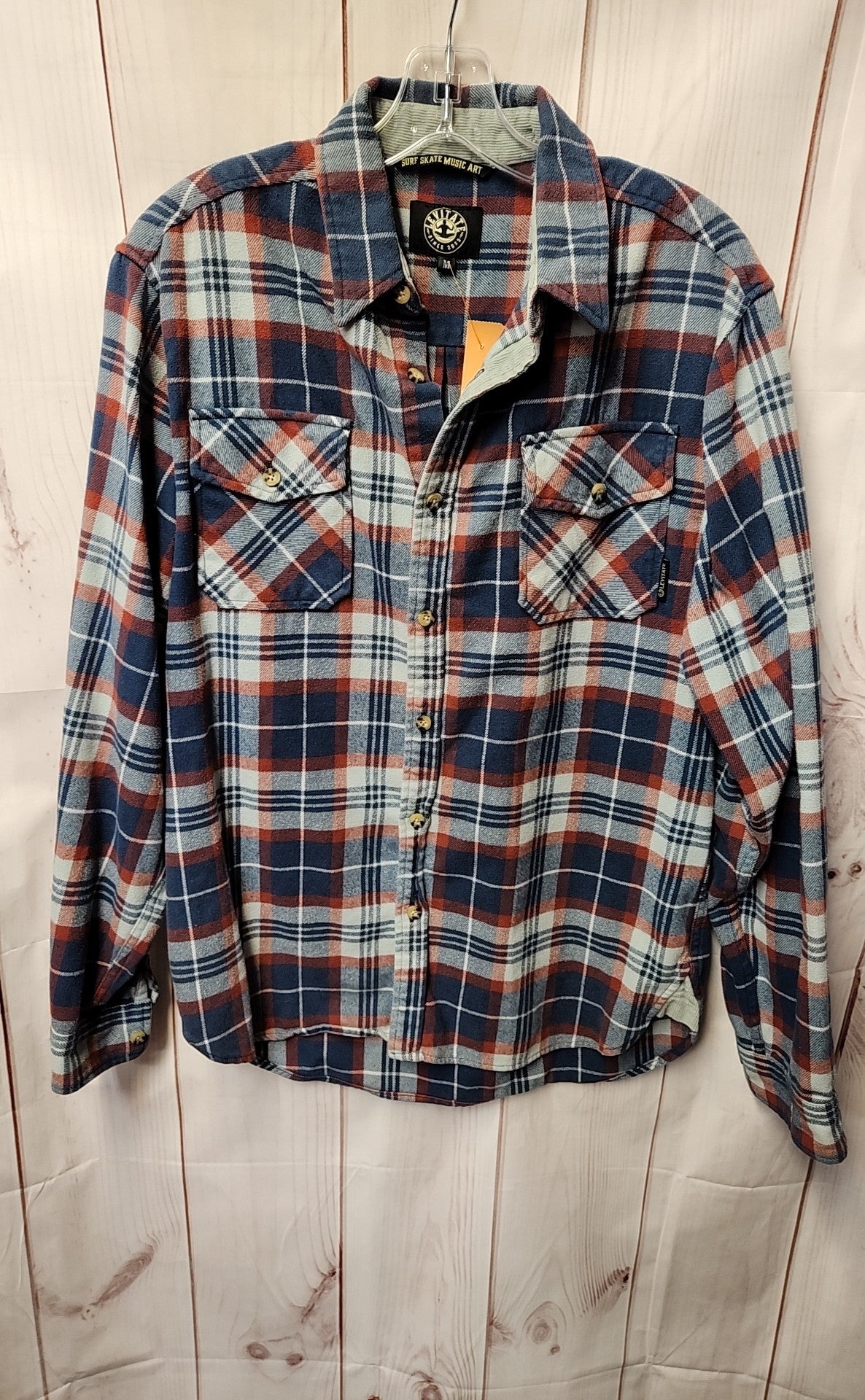 Levitate Men's Size M Blue Shirt
