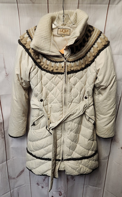 Ugg Women's Size L White Coat