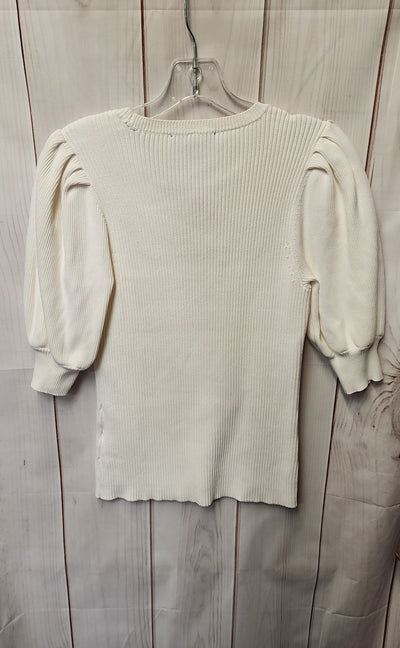 INC Women's Size M White Sweater