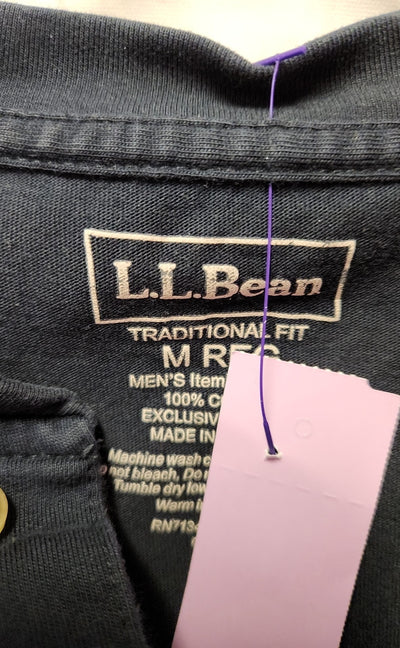 LL Bean Men's Size M Navy Shirt