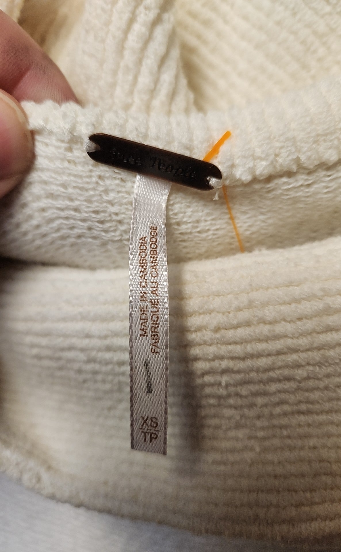 Free People Women's Size XS White Sweater