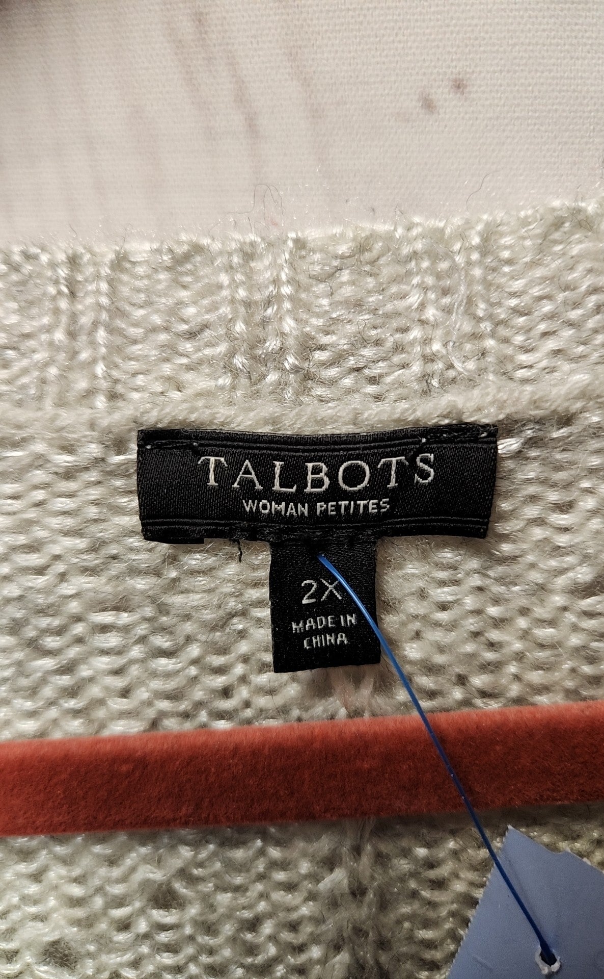 Talbots Women's Size 2X Gray Sweater