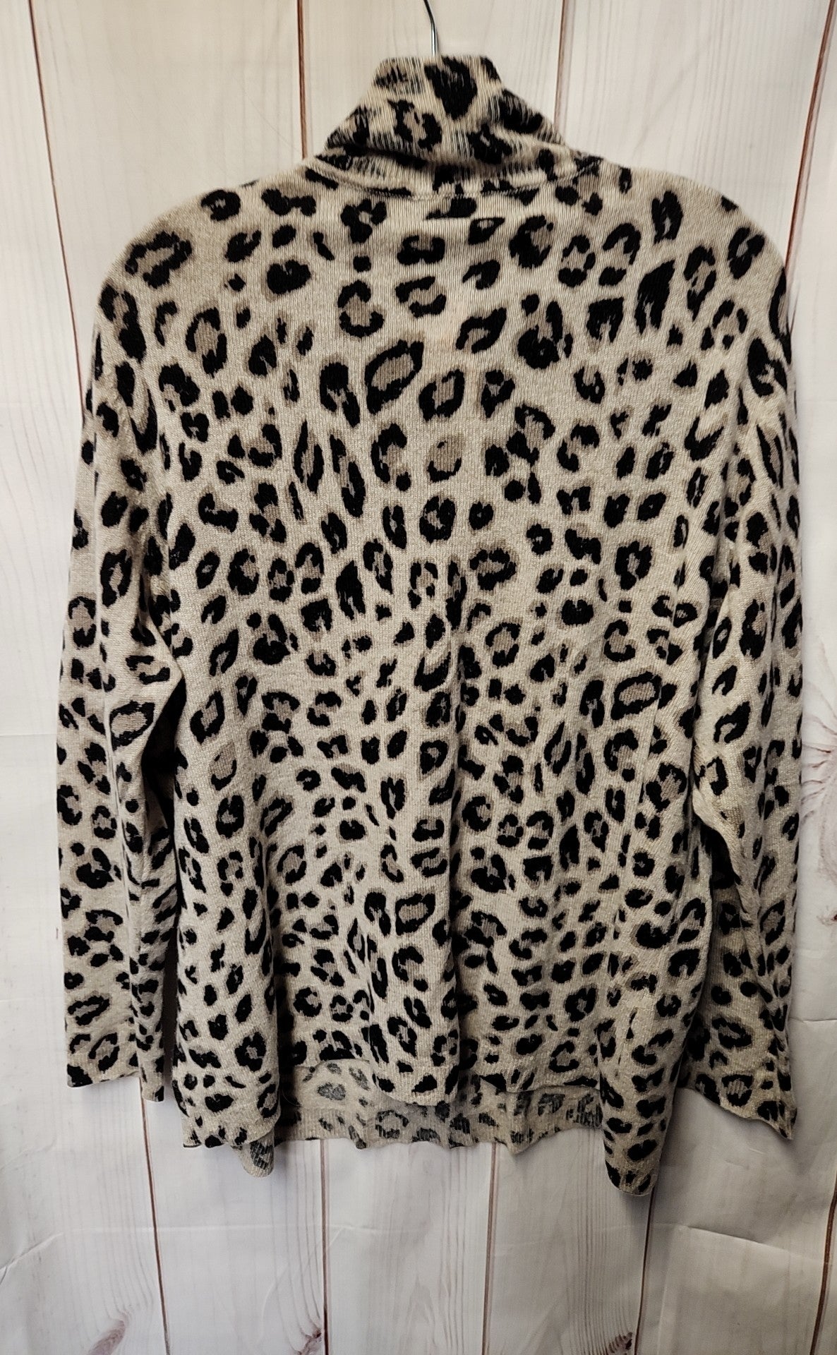 Charter Club Women's Size 3X Brown Animal Print Sweater