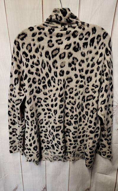 Charter Club Women's Size 3X Brown Animal Print Sweater