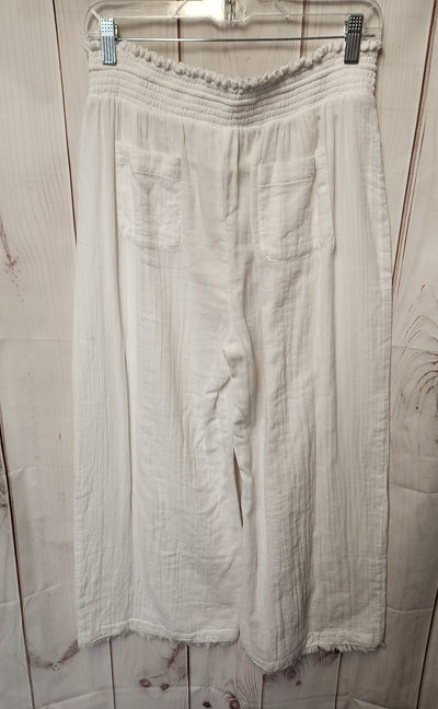 NWT Helen Jon Women's Size L White Pants
