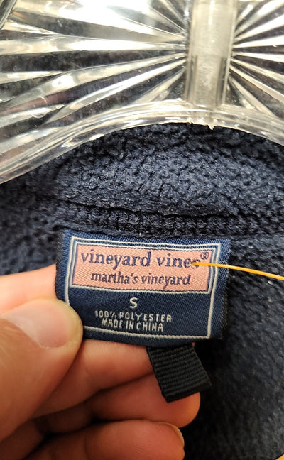 Vineyard Vines Men's Size S Navy Full Zip Sweatshirt