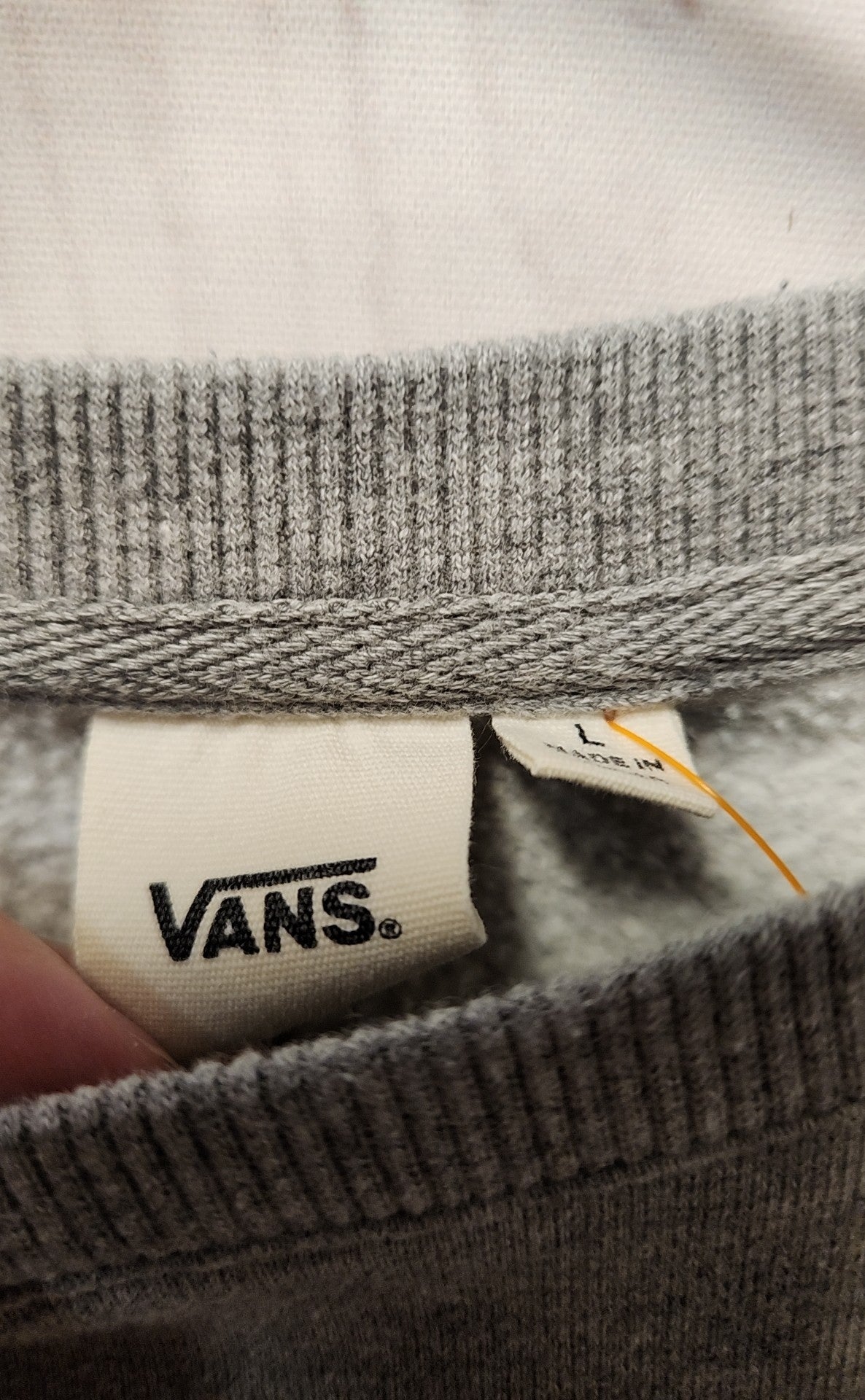 Vans Women's Size L Gray Sweatshirt