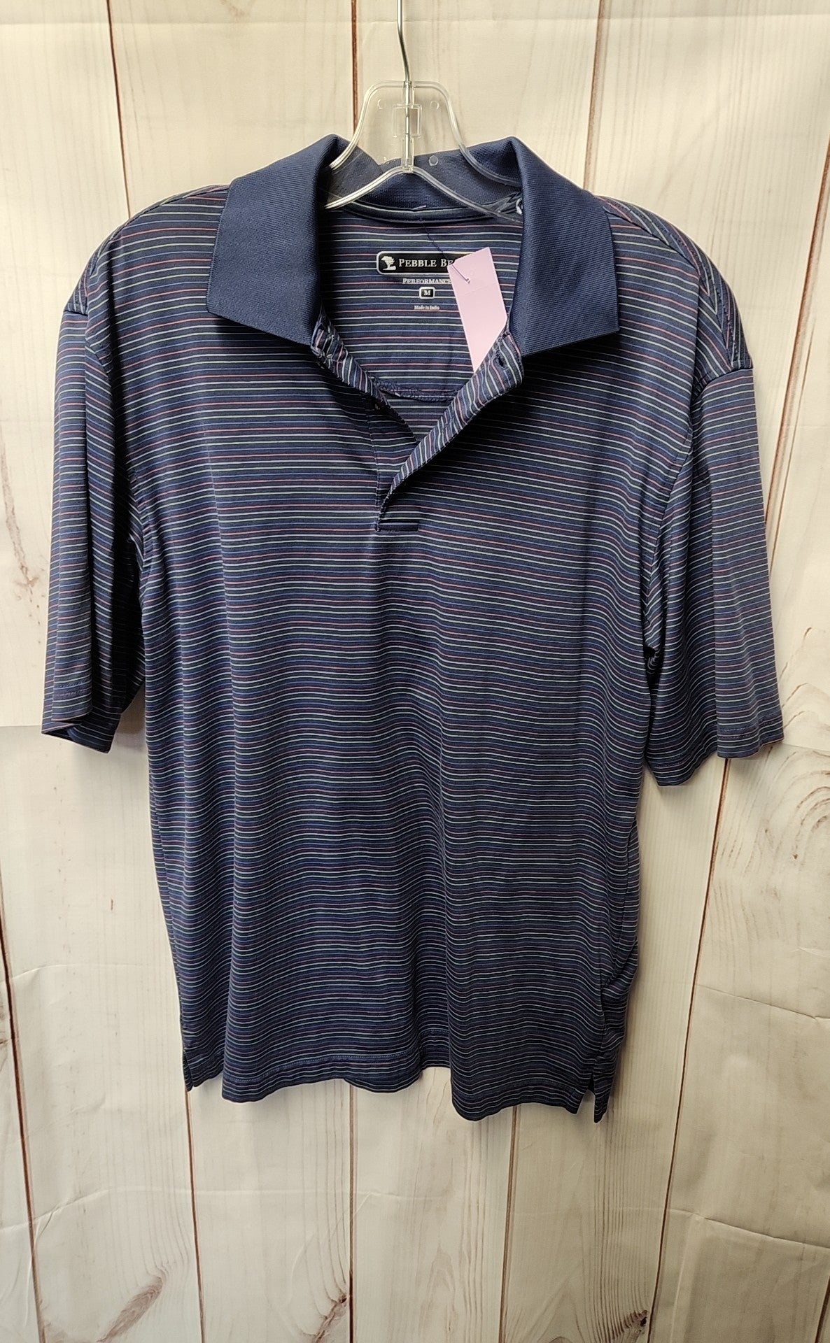 Pebble Beach Men's Size M Navy Shirt
