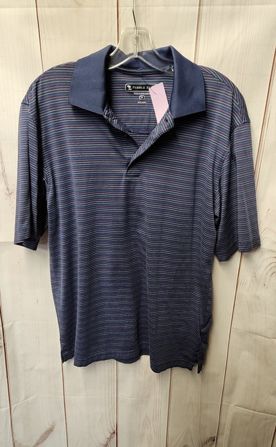 Pebble Beach Men's Size M Navy Shirt