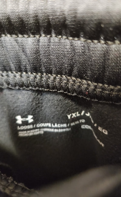 Under Armour Boy's Size 18/20 Black Sweatpants