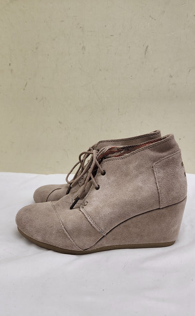 Toms Women's Size 9 Tan Boots Shoes