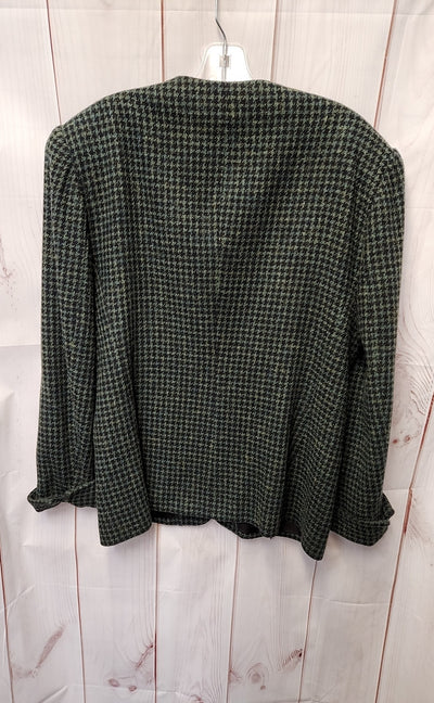 Jones New York Women's Size 14 Black & Green Jacket