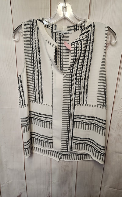 Collective Concepts Women's Size M White Sleeveless Top