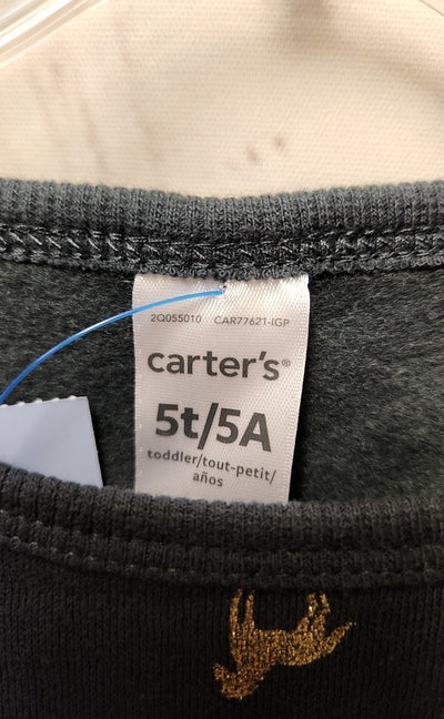 Carters Girl's Size 5 Gray Sweatshirt