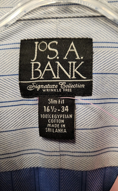 Jos A Bank Men's Size L Blue Shirt