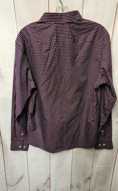 Untuckit Men's Size M Red & Blue Shirt