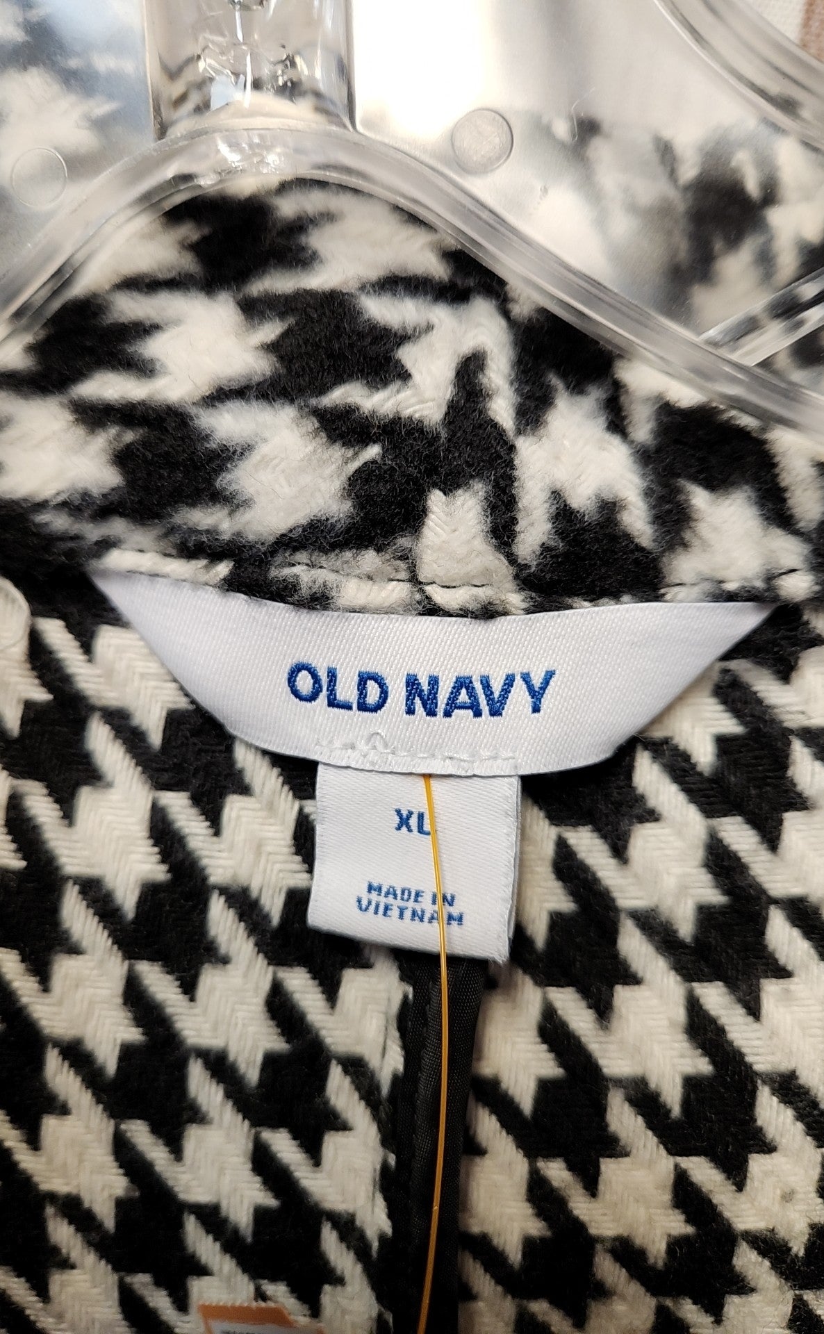 Old Navy Women's Size XL White & Black Coat