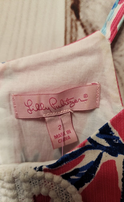 Lilly Pulitzer Women's Size 2 Pink Sleeveless Top