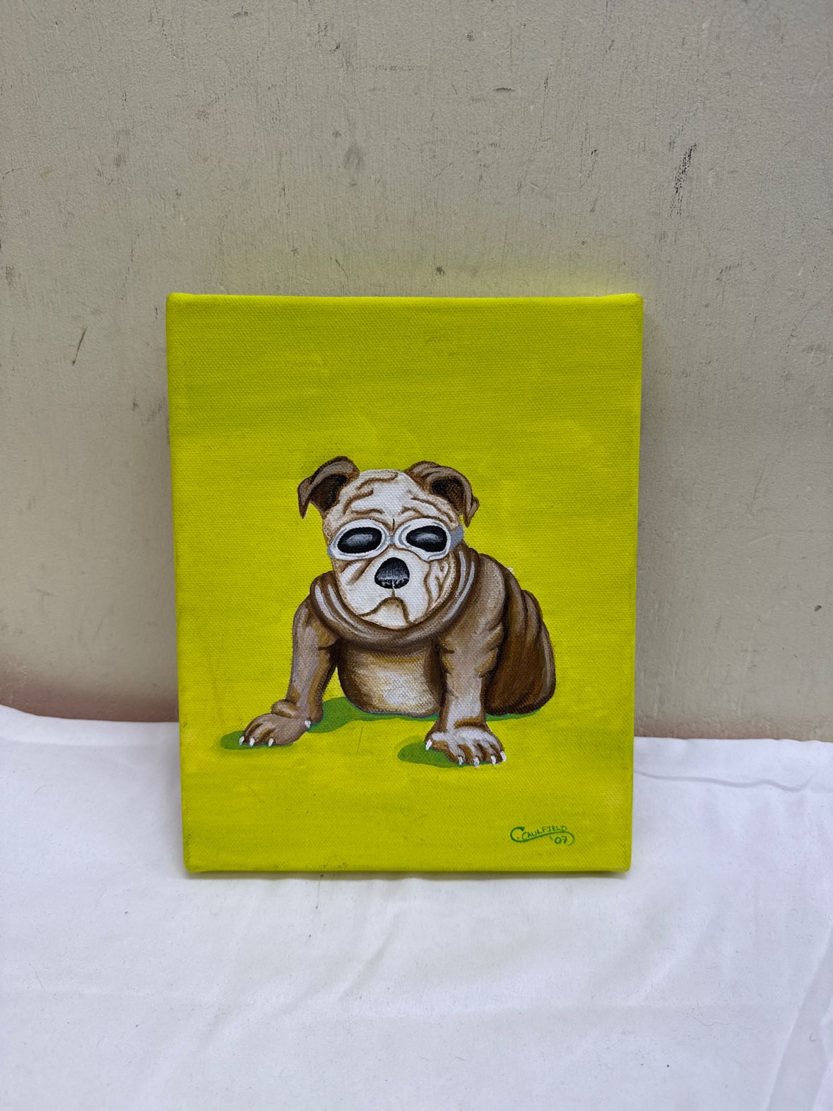 Yellow Dog Unframed Art