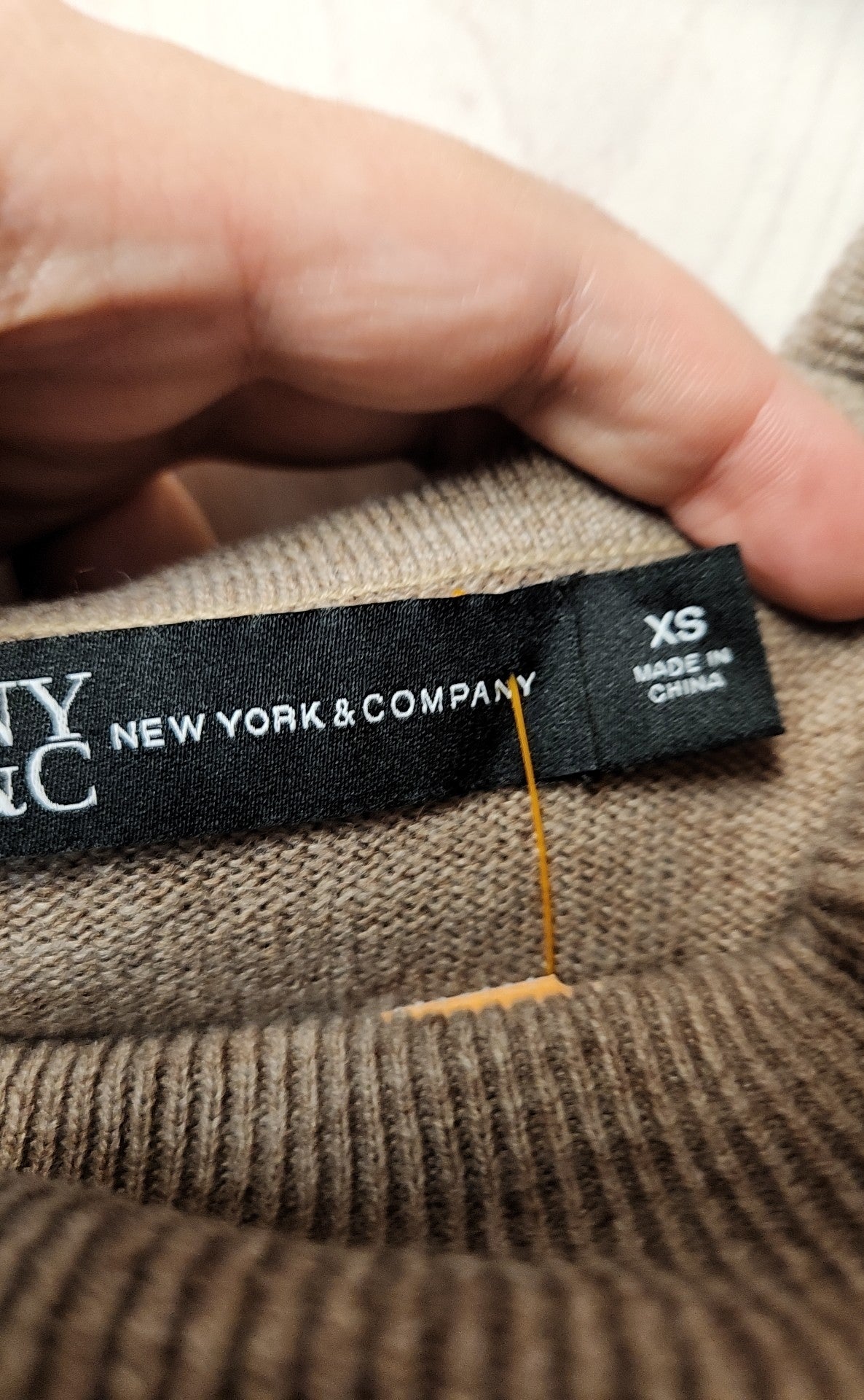 NY & Co Women's Size XS Brown Sweater