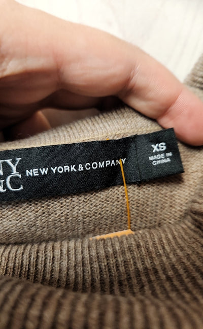 NY & Co Women's Size XS Brown Sweater