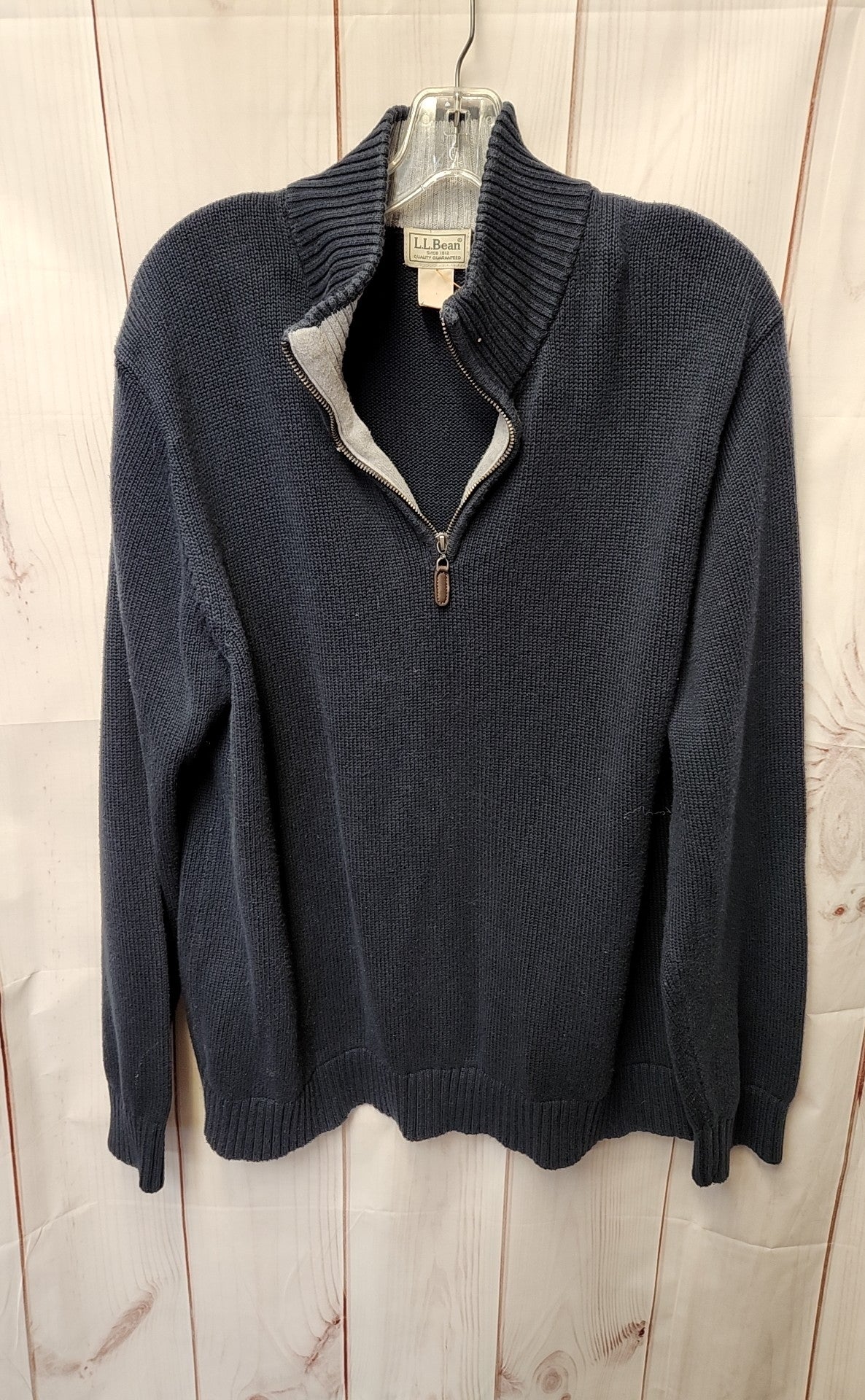 LL Bean Men's Size XL Navy Sweater